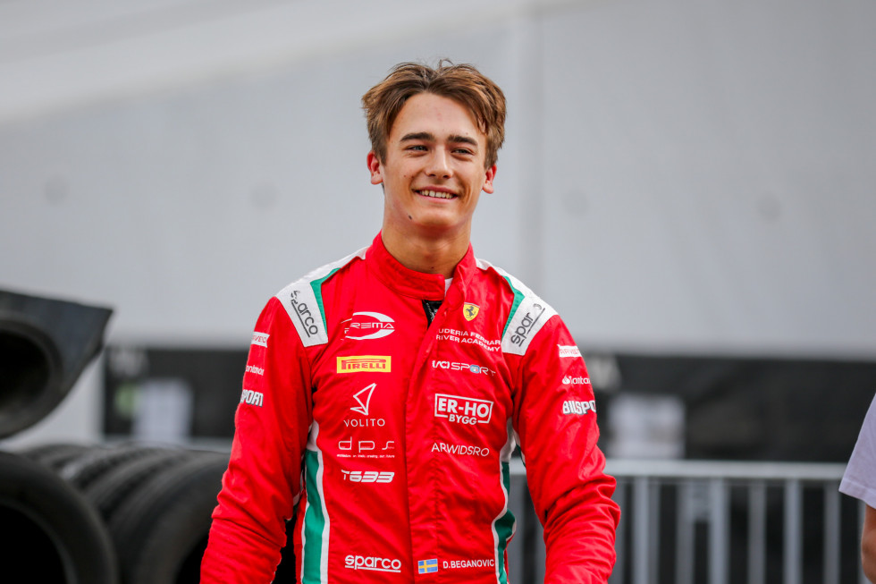 Dino Beganovic får sjansen i Formel 2